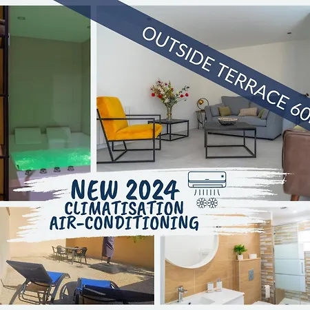 Jacuzzi Terrasse 86 - Terrasse & Climatisation - 4 Personnes - Apartament *